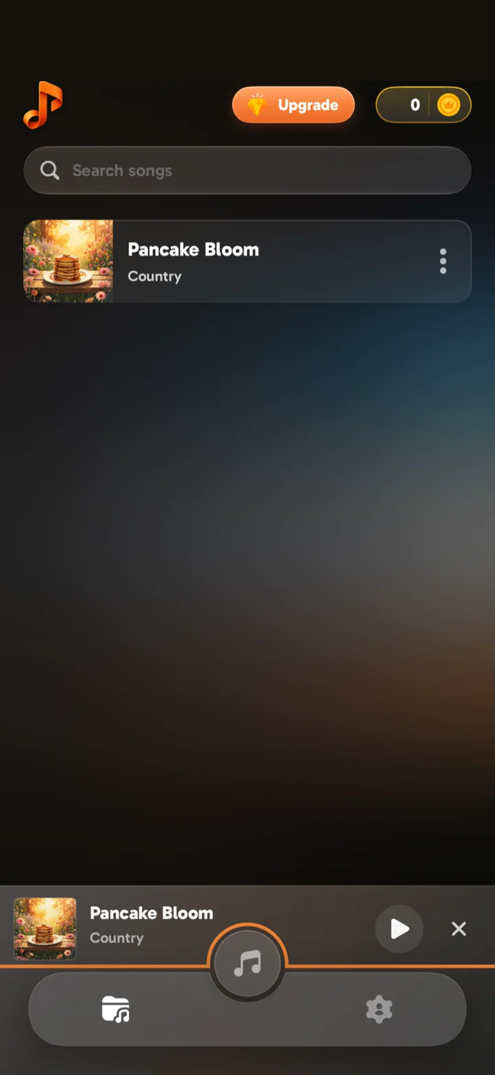 SendTunes Every song you have made, in one place screen